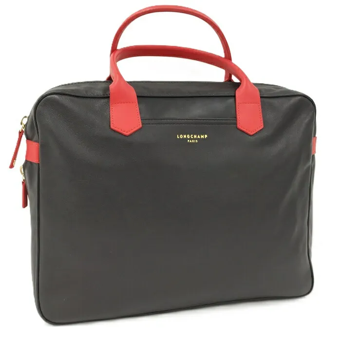 希少　LONG CHAMP レザーブリーフケース　ビジネスバッグ　2way 2025年最新】Longchamp メンズ ビジネスバッグの人気アイテム