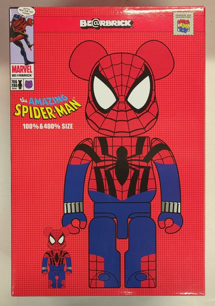 MEDICOM TOY BE RBRICK THE AMAZING SPIDER-MAN BEN REILLY 100 400