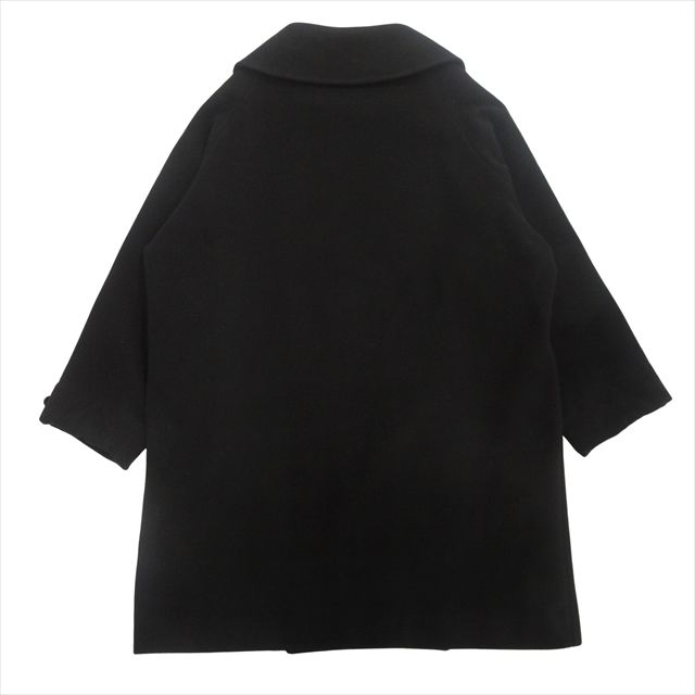 ヨウジヤマモト 80s ウールメルトントレンチコート MELTON R-SIDE SLIT