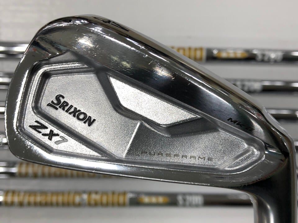 SRIXON ZX7 Mk2 S200 ダイナミックゴールド D.S.T. NEWデザイン アイアンセット ダンロップ 最短