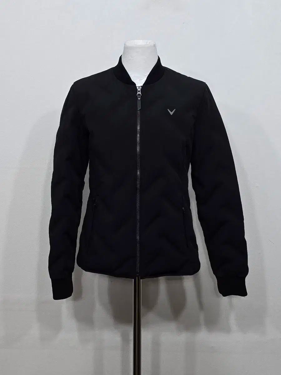 90 レディース Callaway キャロウェイ ブラック キルティング 軽量 ダウン アウター