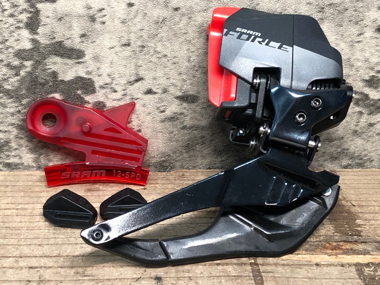 JI708 スラム SRAM フォース FORCE eTap AXS FD-FRC-EW-D1 直付 フロントディレイラー WIDE 動作 済