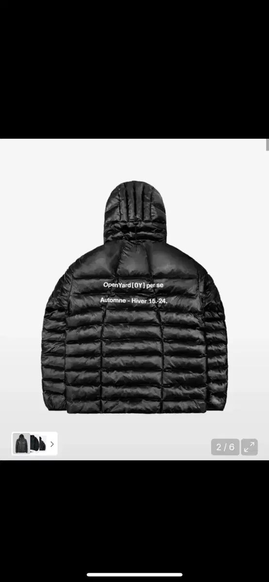 OpenYard OY 軽量ダウン 光沢