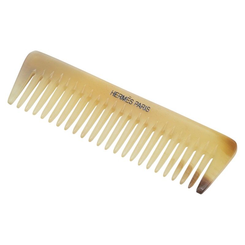 エルメス コーム 櫛 くし ベージュ ブラウン バッファローホーン レディース HERMES 1-0237854