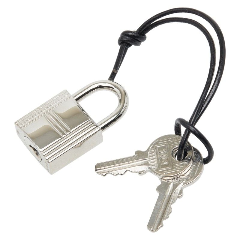 エルメス カデナ 南京錠 キー セット シルバー メタル レディース HERMES 1-0237857