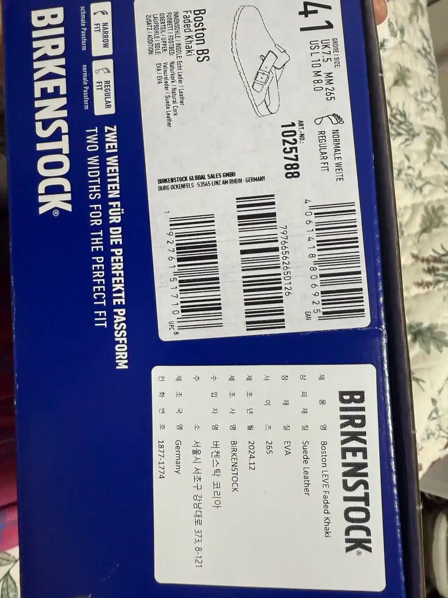  ビルケンシュトック ボストン フェイディド カーキ 41 265 サンダル サンダル