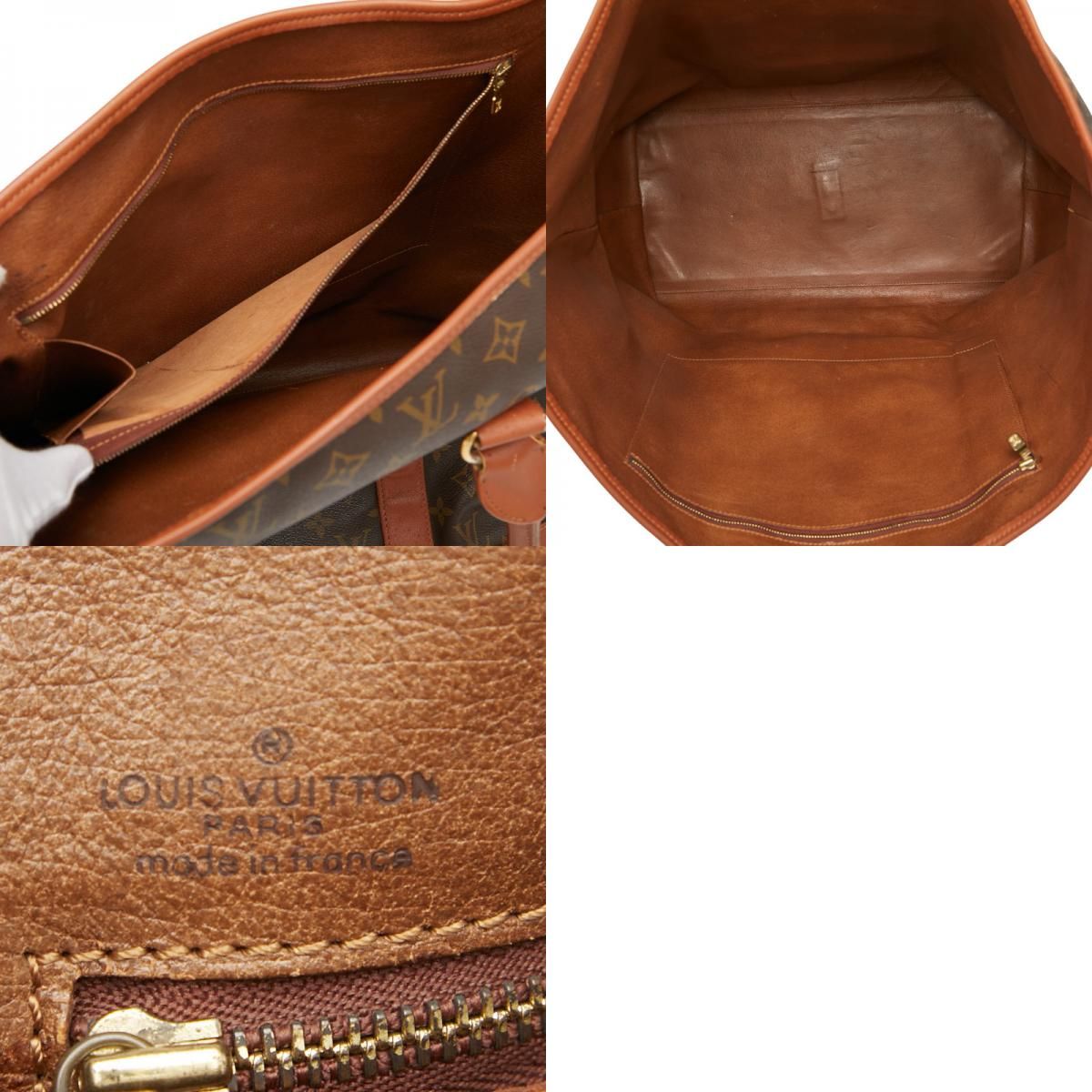 ルイ ヴィトン モノグラム サックウィークエンドGM トートバッグ ショルダーバッグ M42420 ブラウン PVC レザー レディース LOUIS VUITTON 1-0239209 DECORATOM_COM_BR