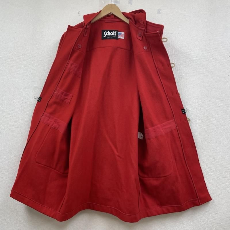 ショット 90s ダッフル コート ジャケット フード付き ウール ロング丈 無地 メンズ M ISItems 古着 50146100 KANDAIZUMI_COM