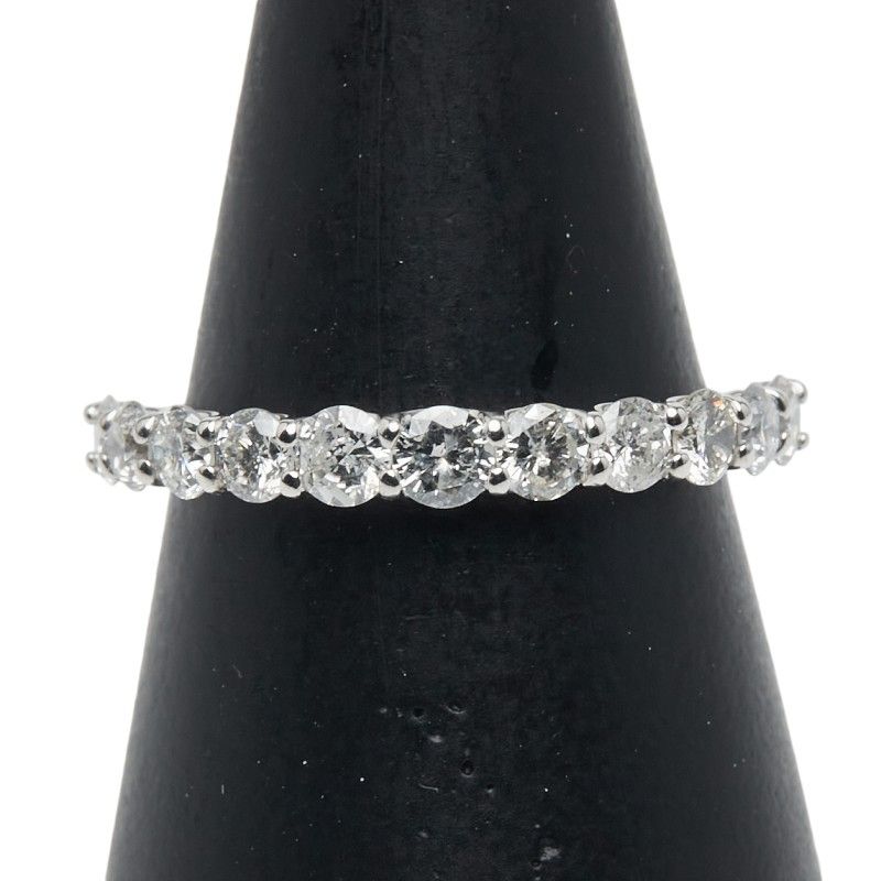 ハーフエタニティ Pt900 プラチナ レディース 1-0239745