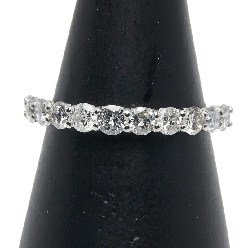 ハーフエタニティ Pt900 プラチナ レディース 1-0239745