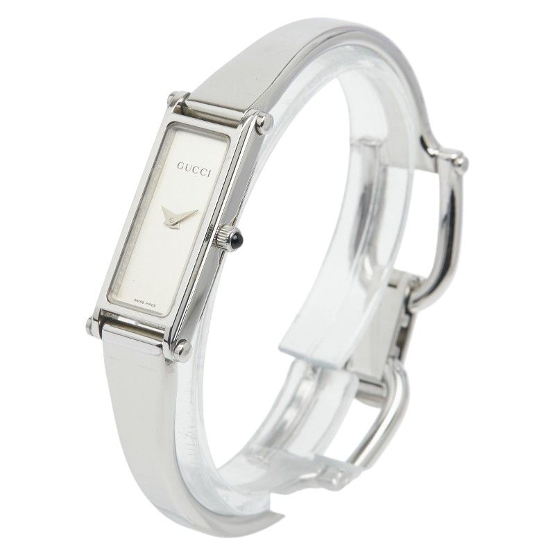 グッチ 腕時計 バングルウォッチ 1500L ステンレススチール レディース GUCCI 1-0239875