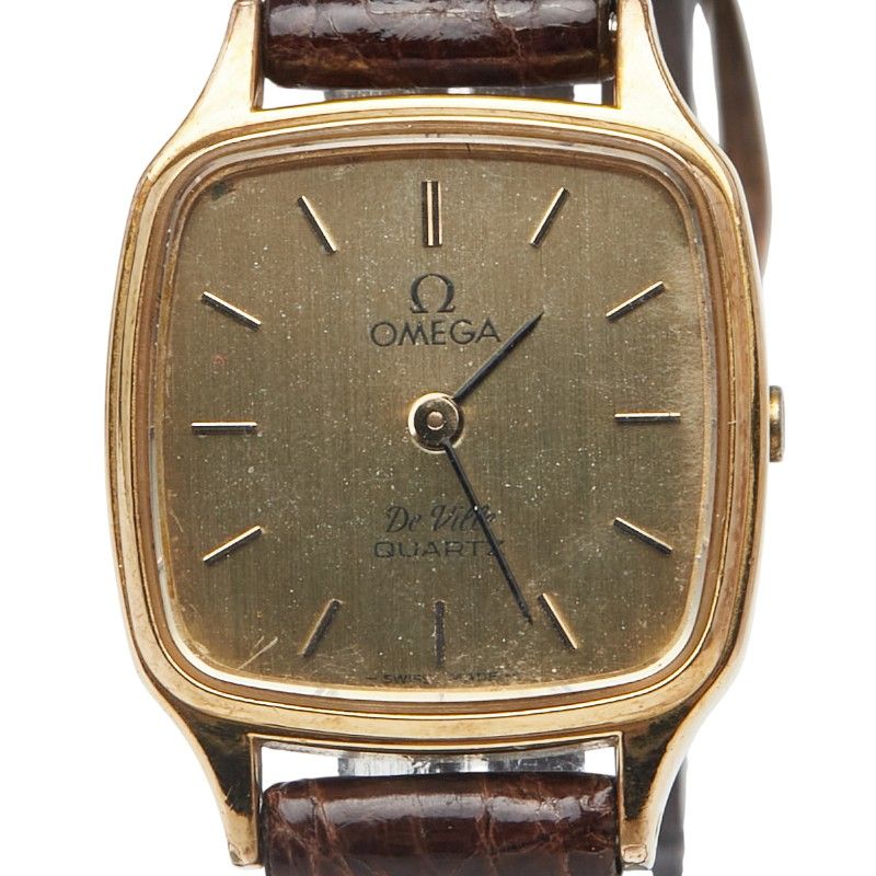 オメガ デビル 1350 ステンレススチール レザー レディース OMEGA 1-0240147