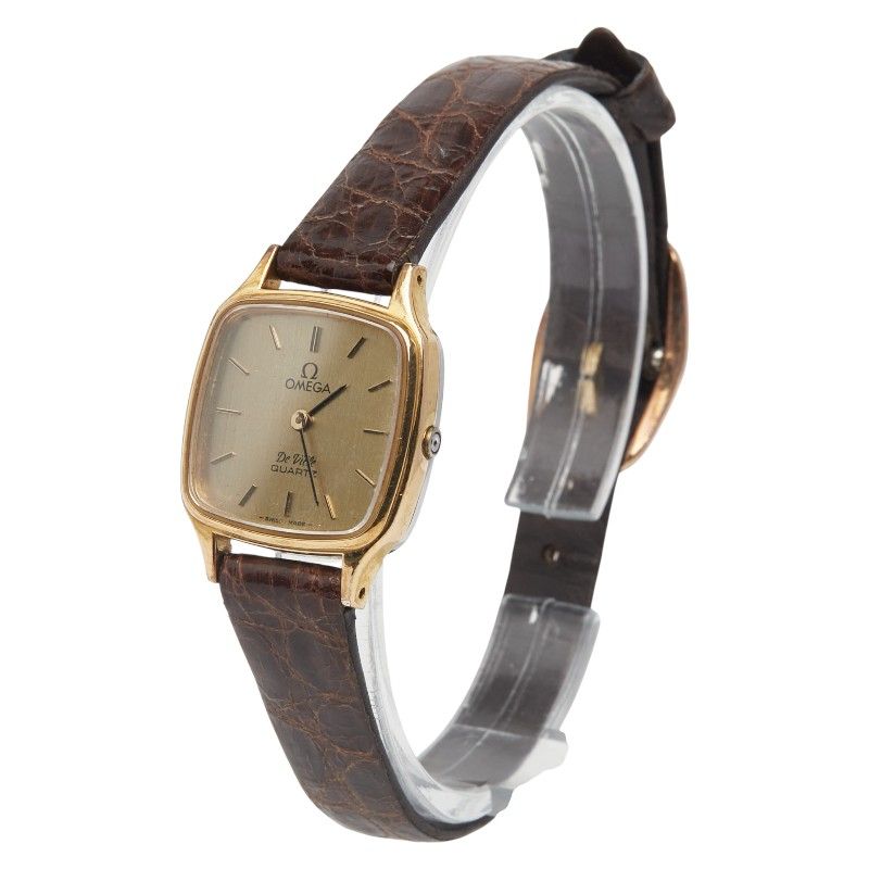 オメガ デビル 1350 ステンレススチール レザー レディース OMEGA 1-0240147