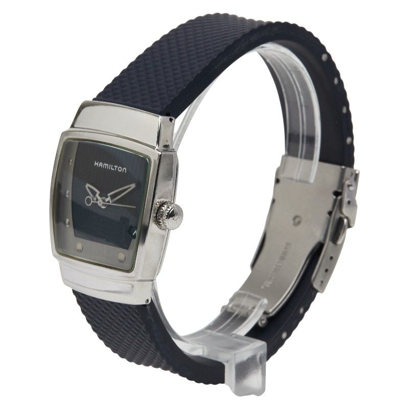 ハミルトン エベレスト 6331 シルバー ブルー ステンレススチール メンズ 1 0240152