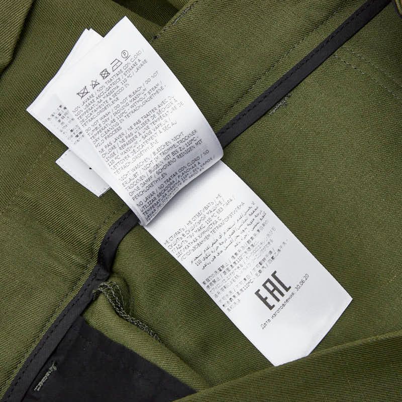  サルヴァトーレフェラガモ ワイドパンツ サイズ 38 カーキ コットン レディース Salvatore Ferragamo 1 0240226 その他 メンズ