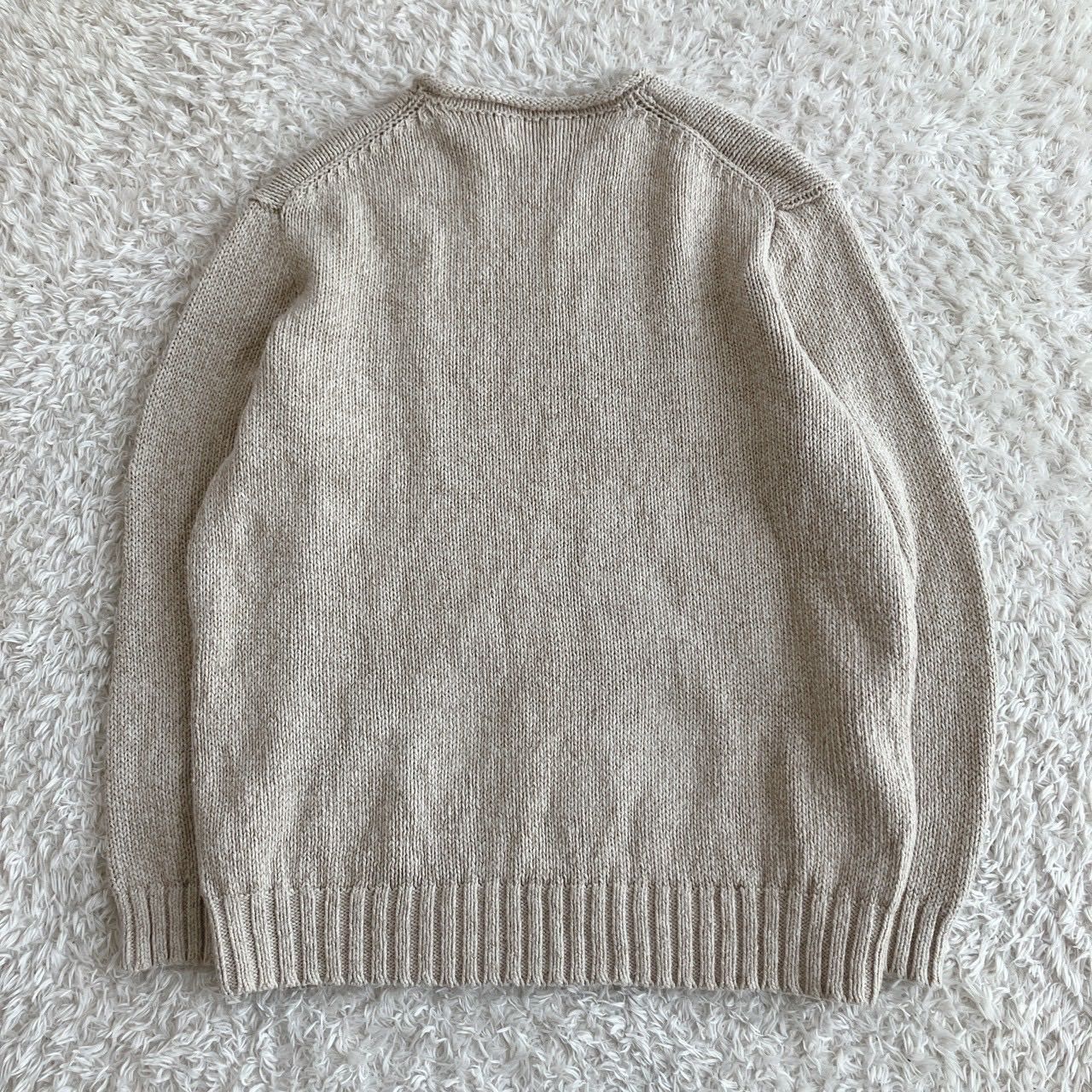 色 POLO RALPH LAUREN ラルフローレン 星条旗 ロールネックニット サイズL 現行