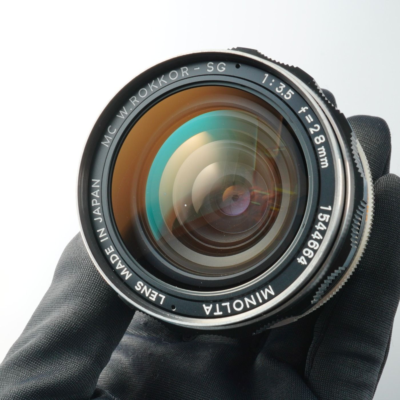 レンズ(単焦点) MINOLTA MC W.ROKKOR-SG 28mm f/3.5 MINOLTA ミノルタ MC W.ROKKOR SG 28mm F/3.5 単焦点レンズ