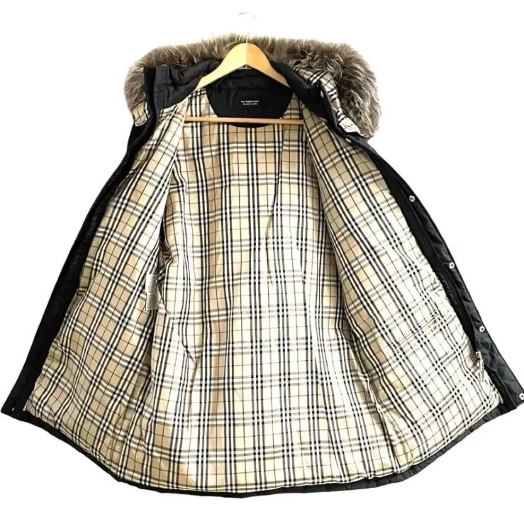 BURBERRY BLACK LABEL バーバリー ブラックレーベル フォックスファー