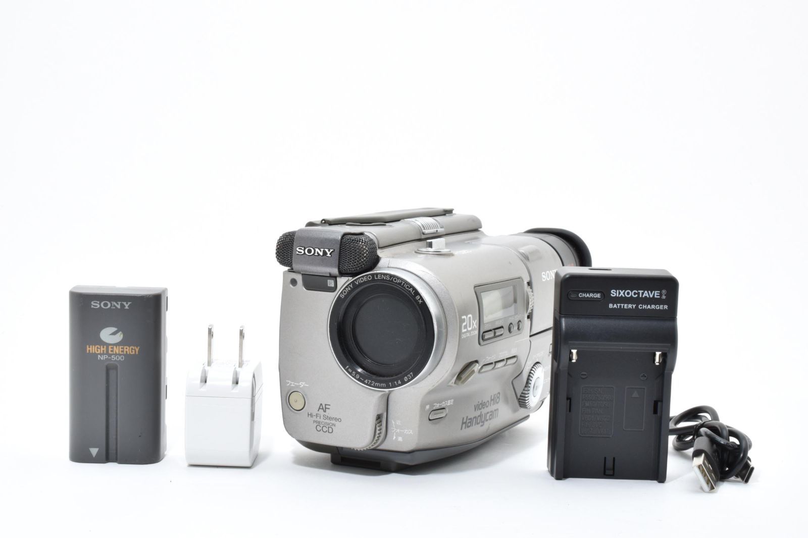 動作品 ソニー SONY CCD-TR2 Hi8 8ミリビデオカメラ