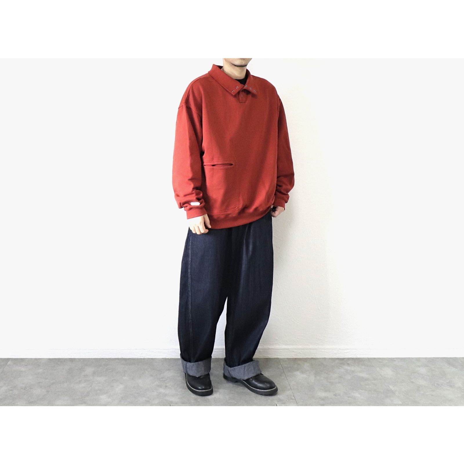 SALE】KELEN / 2WAY HIGH NECK PILE SWEAT 
