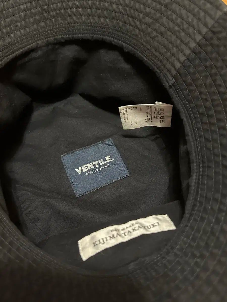 キジマタカユキ バケットハット ブラック 2 size