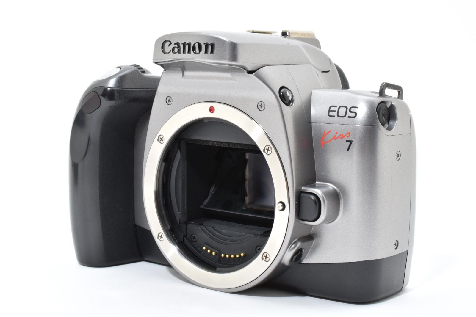 軽量 キヤノン CANON eos kiss 7 シルバー ボディ フィルムカメラ