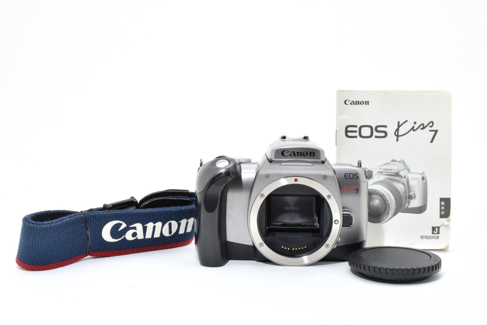 軽量 キヤノン CANON eos kiss7 kiss 7 シルバー ボディ フィルムカメラ