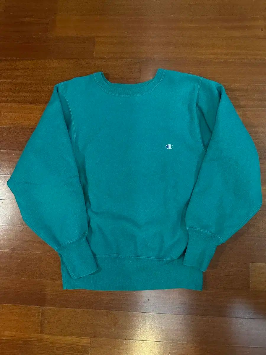 チャンピオン リバースウィーブ スウェット M エメラルドグリーン