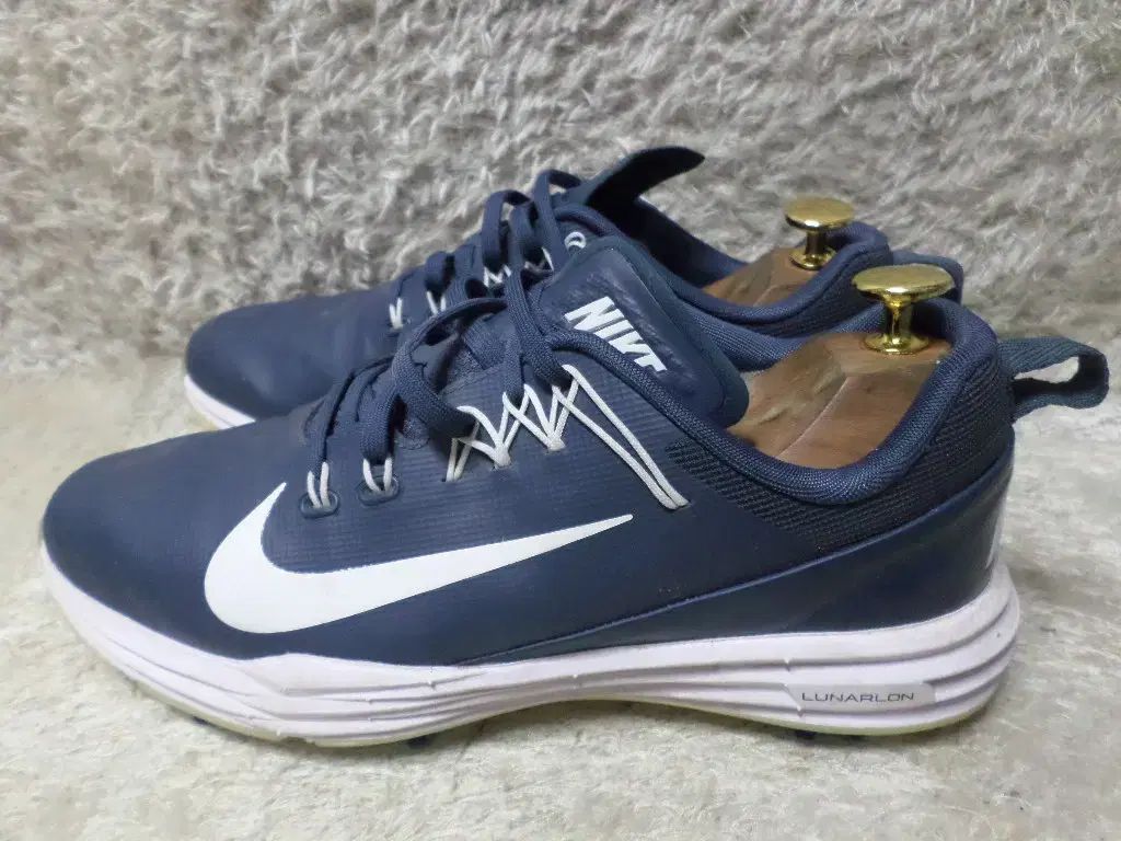 255 NIKE ナイキ ルナ ゴーコマンド2 ゴルフシューズ ネイビー 靴