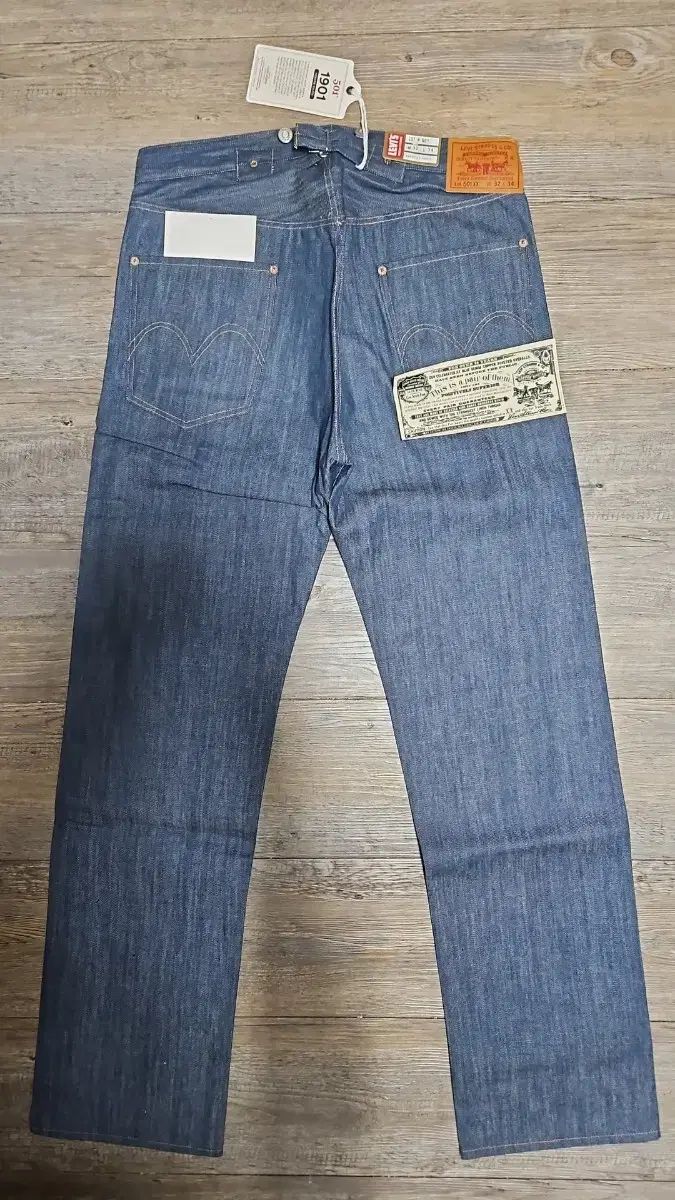 リーバイス LVC 1901 501 モデル リジット 32 x 34