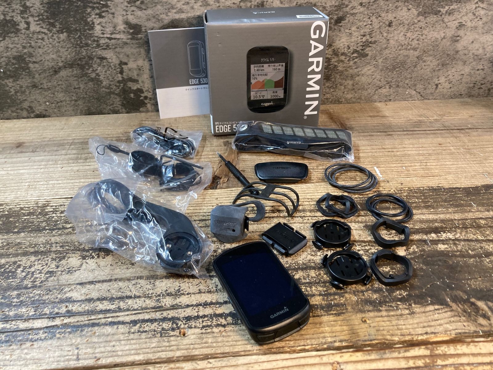 JN471 ガーミン GARMIN エッジ EGDE 530 サイクルコンピューター センサーセット 動作 済