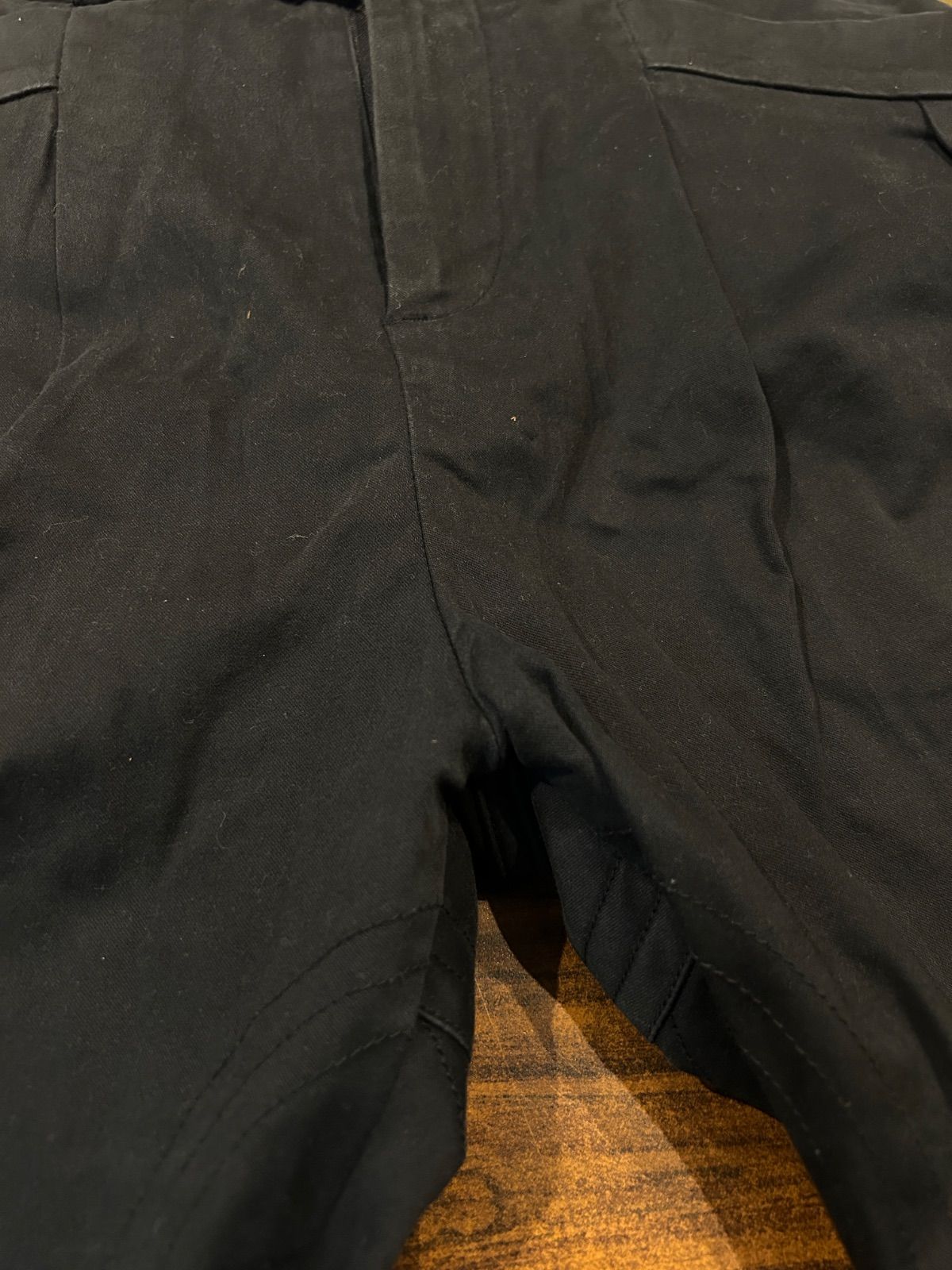 ブラック 綿パンツ