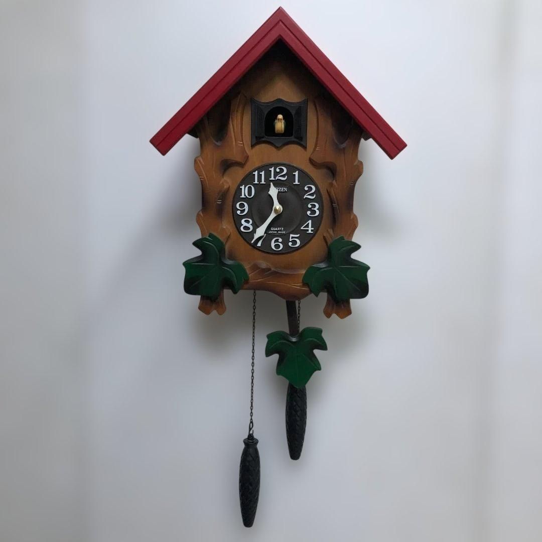 送料無料 シチズン 鳩時計 4MJ775-0 クオーツ式 CITIZEN 掛時計 振り子