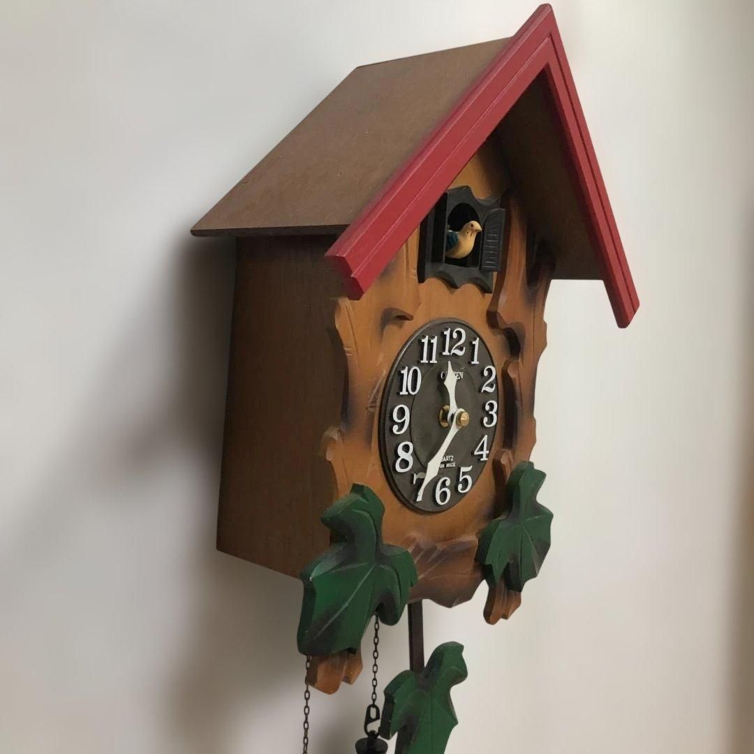 送料無料 シチズン 鳩時計 4MJ775-0 クオーツ式 CITIZEN 掛時計 振り子