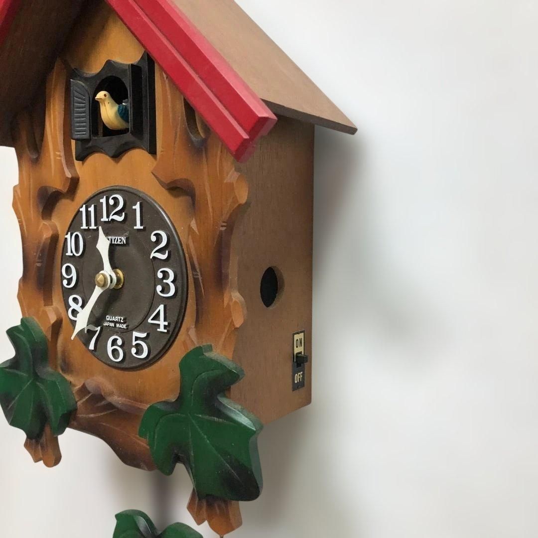 送料無料 シチズン 鳩時計 4MJ775-0 クオーツ式 CITIZEN 掛時計 振り子