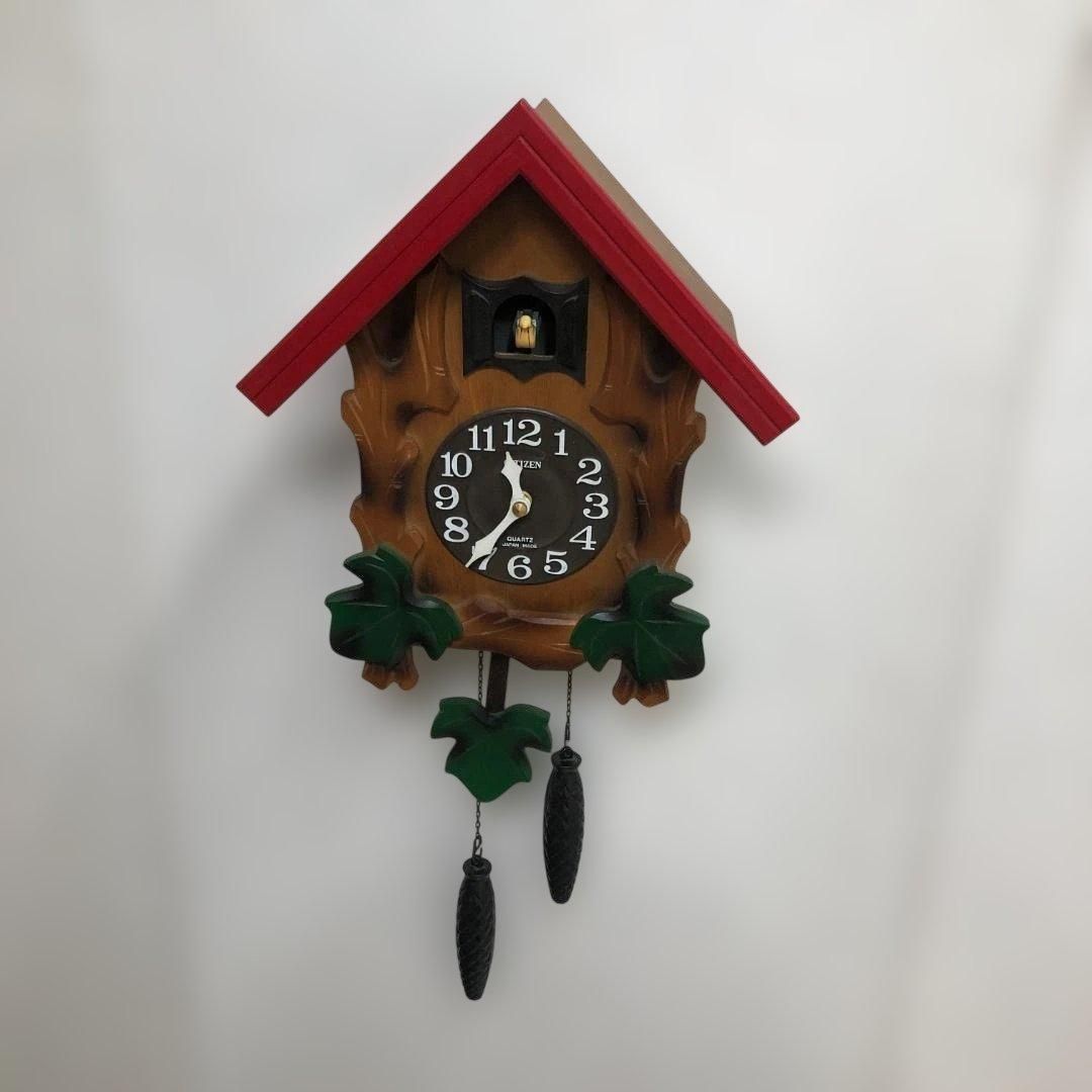 送料無料 シチズン 鳩時計 4MJ775-0 クオーツ式 CITIZEN 掛時計 振り子