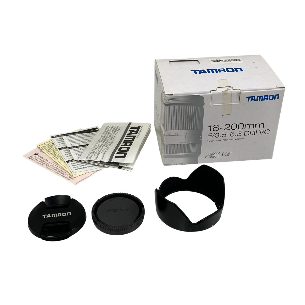 TAMRON 18 200 mm F 3 5 6 Di III VC B 011 タムロン ズームレンズ SONY 用