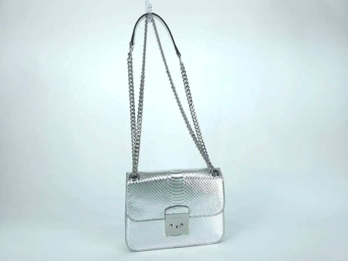 マイケルコース スローン チェーン ショルダーバッグ クロスボディバッグ シルバー