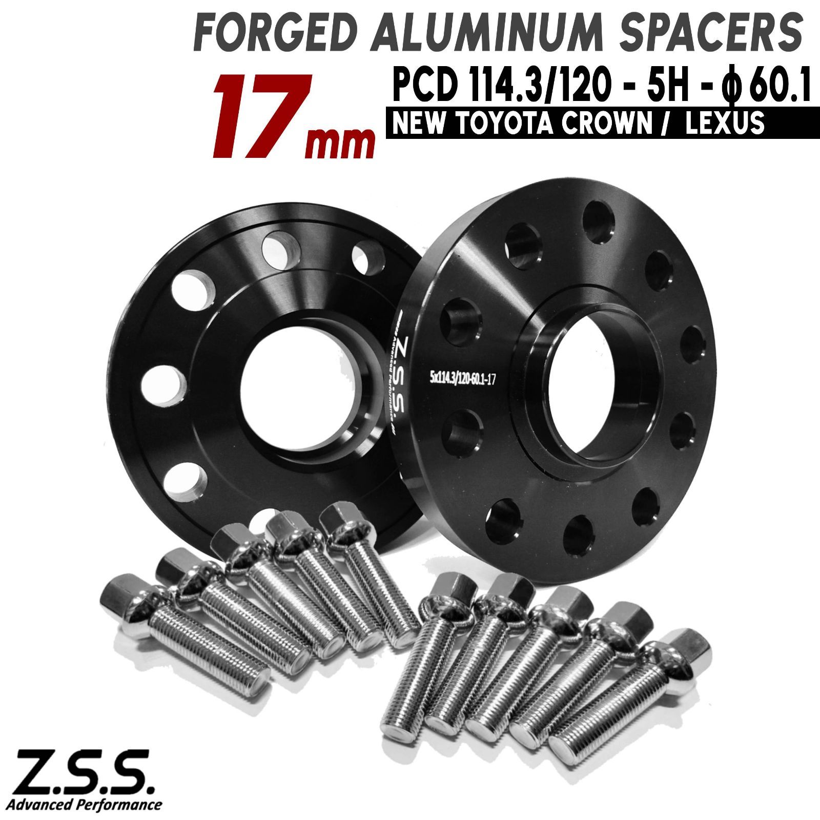 Z S AP レクサス NX II 20 250 5 BA AAZA 25 厚み 17 mm PCD 114 3 5穴 60 1φ スペーサー ホイール用 ボルト付き