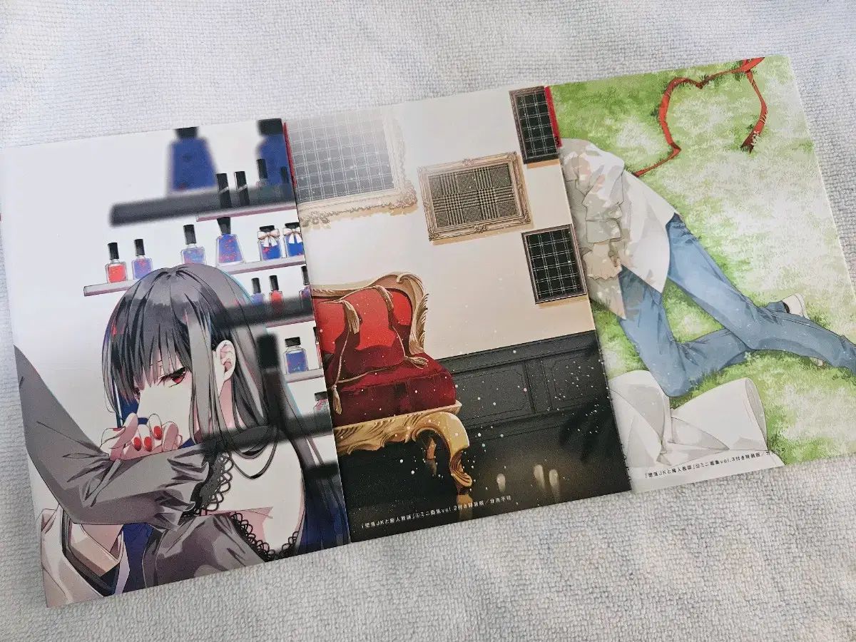 墜落女子高生と廃人教師 特装版ミニ画集 パンフレット まとめ 韓国 未発行