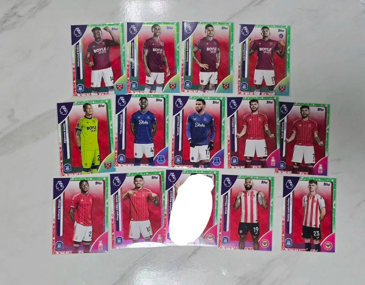 トップス プレミアリーグ クリスマス エディション 53枚 個別 可 LLC-HASEGAWATOSO_COM