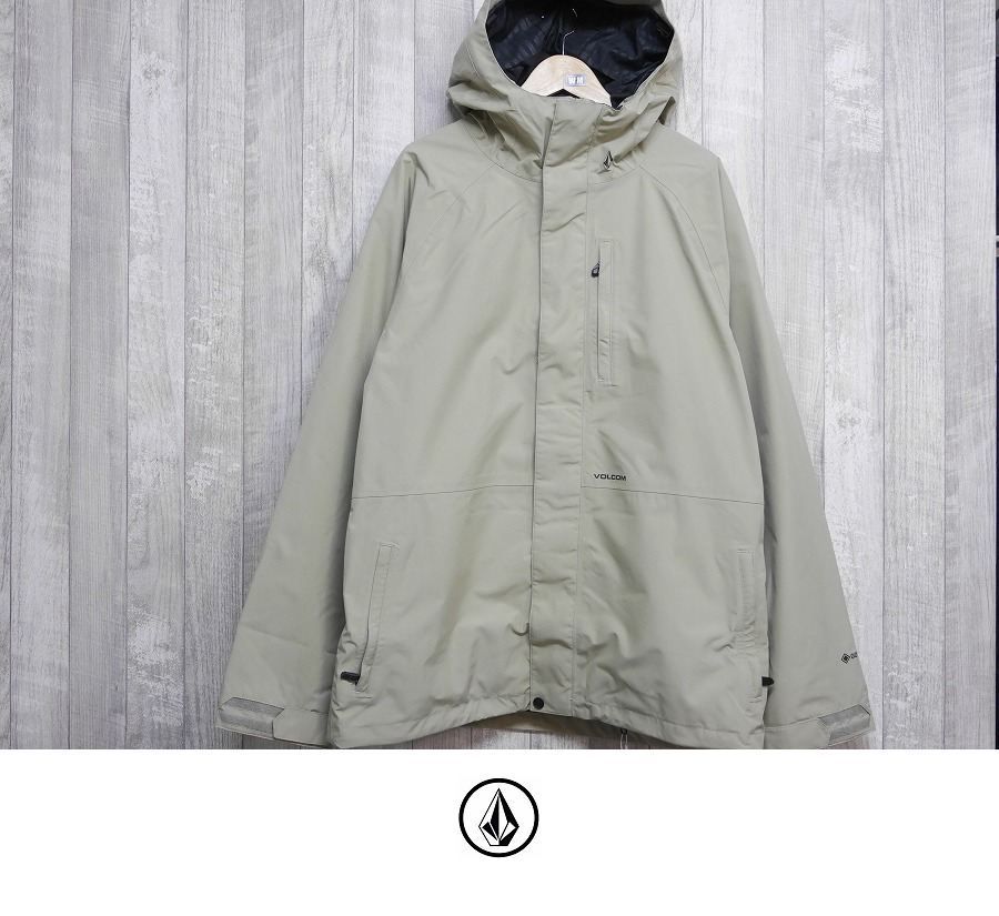 26 VOLCOM DUA GORE-TEX JACKET - Mサイズ - MOSS GREEN ゴアテックス ジャケット スノーボード ウェア