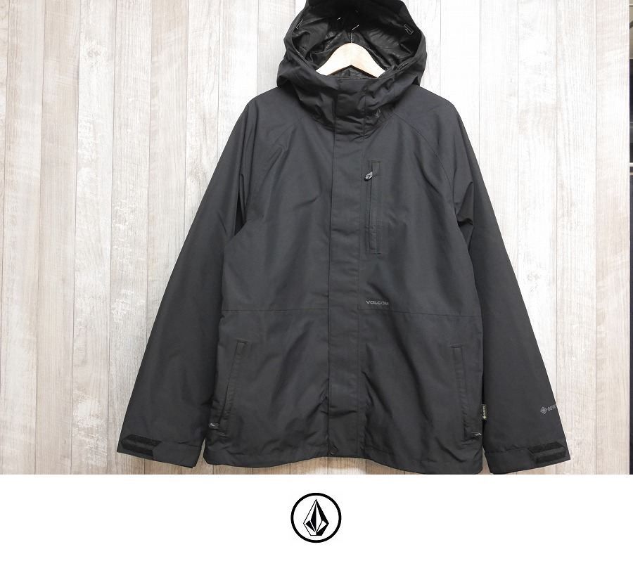 26 VOLCOM DUA GORE-TEX JACKET - Mサイズ - BLACK ゴアテックス ジャケット スノーボード ウェア