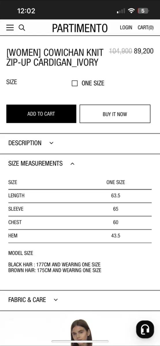  PARTIMENTO ウィメンズ カウチン ニット ジップアップ カーディガン_アイボリー F 長袖 カーディガン ボレロ アンサンブル