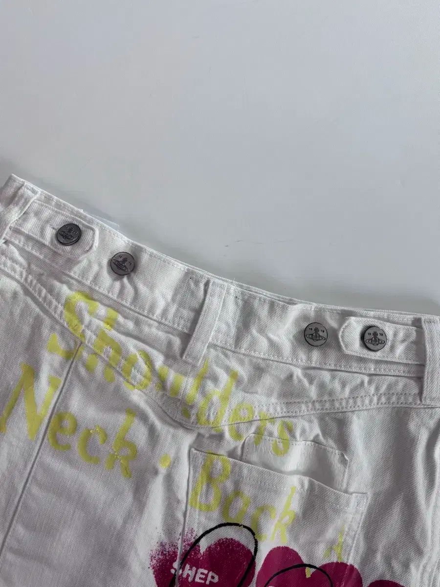 Vivienne Westwood ヴィヴィアン ウエストウッド プリンティング 白 H スカート GULLKHAN_COM