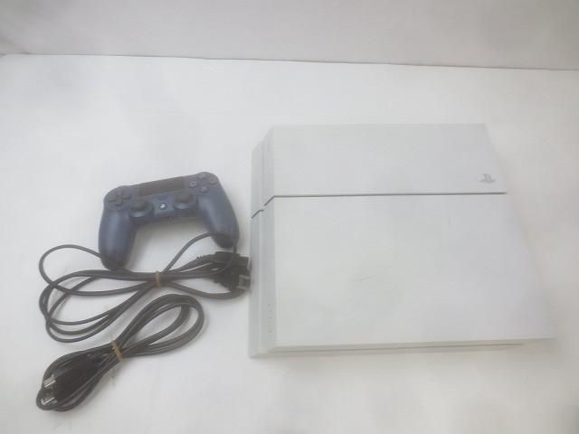 品 ゲーム プレイステーション4 PS4本体 CUH-1200A グレイシャーホワイト 動作品 付き