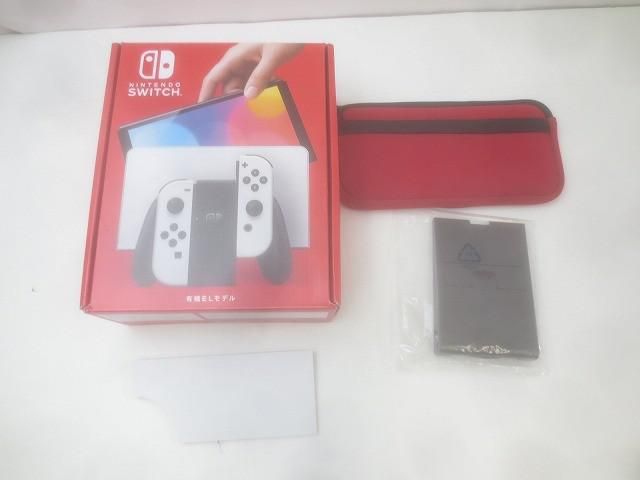 品 ゲーム Nintendo switch ニンテンドースイッチ 本体 HEG-001 有機ELモデル 動作品 ジョイコン ホワイト き