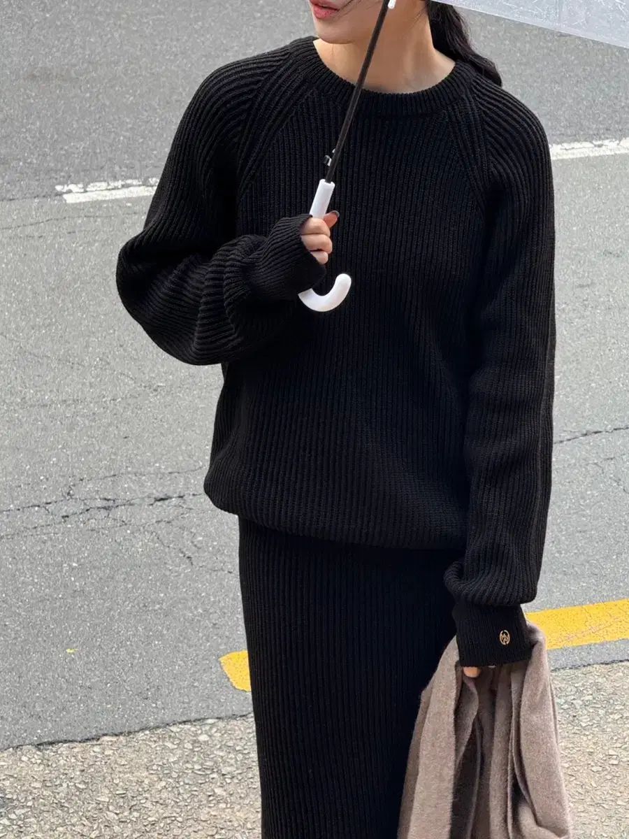 メリーオン メイ ゴージ ブラック ニット スカート セット