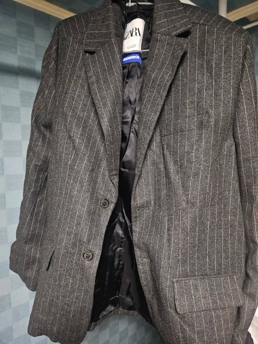 ZARA ADER ERROR ストライプ オーバーサイズ ブレーザー