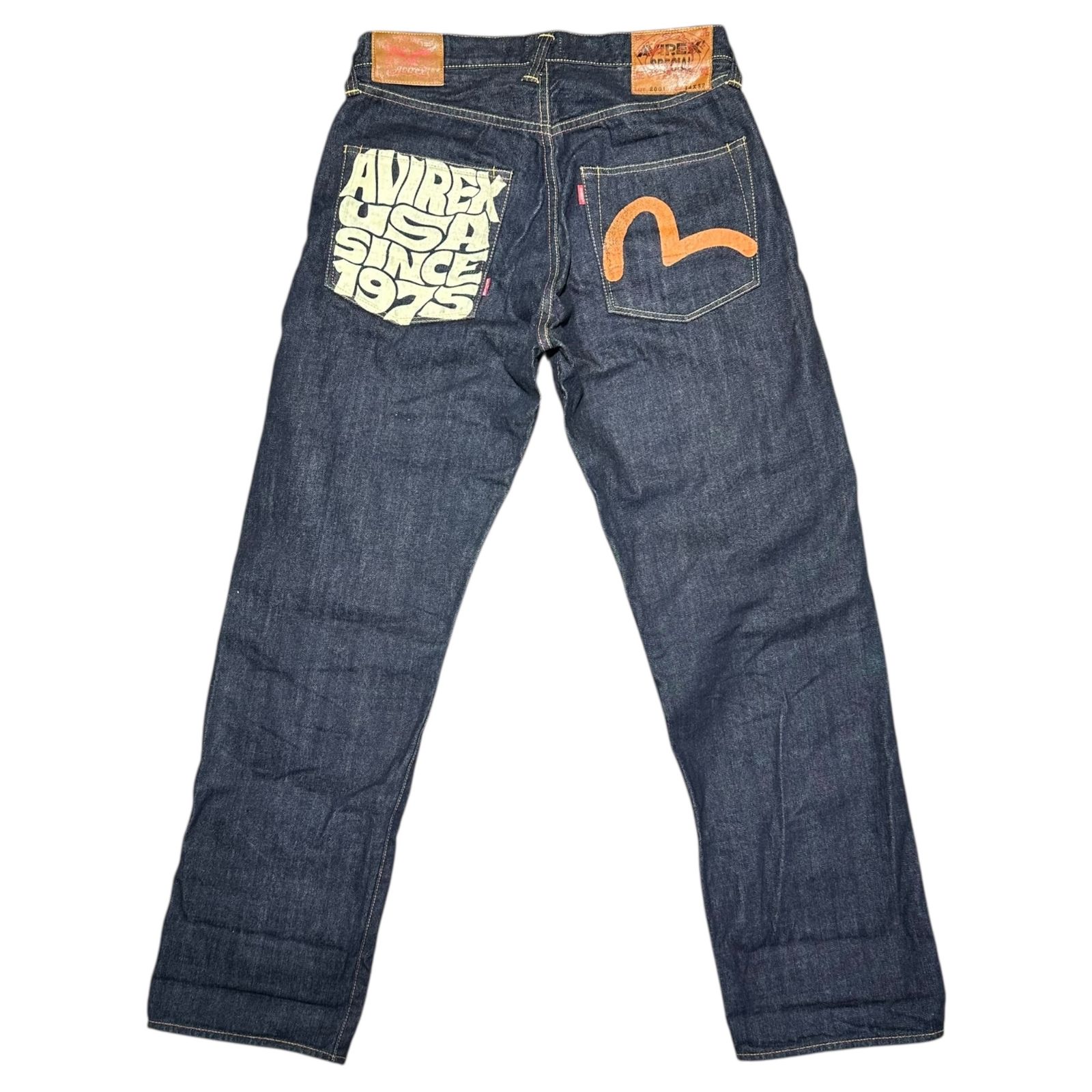 EVISU × 限定コラボ AVIREX SPECIAL　36 EVISU×AVIREX コラボジーンズ